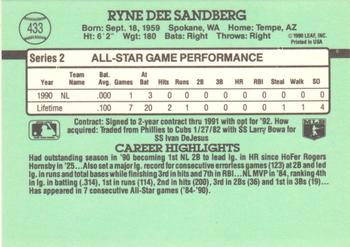 Ryne Sandberg  baseball card collectible - Main Image 2