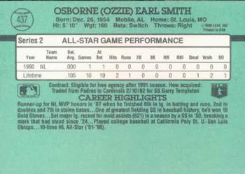 Ozzie Smith  baseball card collectible - Main Image 2