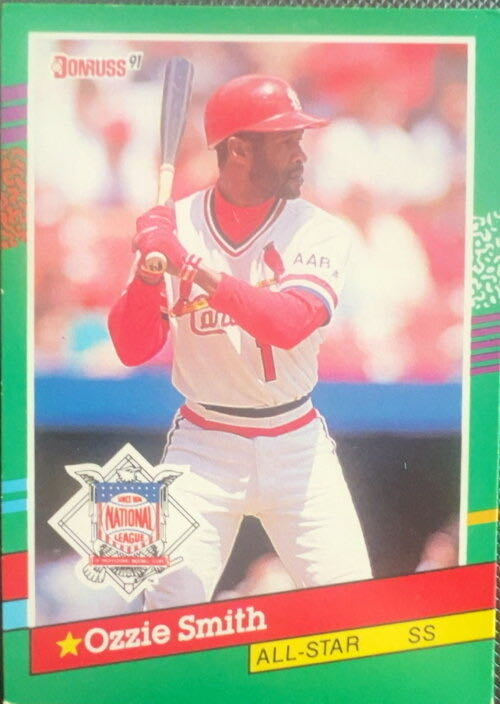 Ozzie Smith  baseball card collectible - Main Image 3