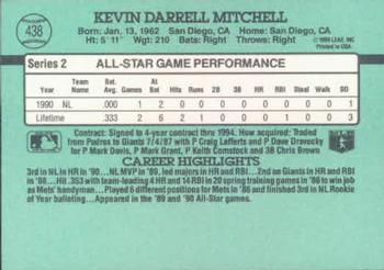 Kevin Mitchell  baseball card collectible - Main Image 2