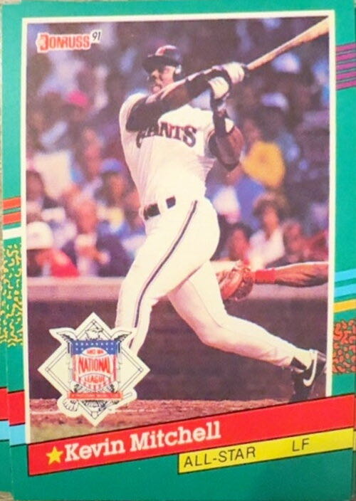 Kevin Mitchell  baseball card collectible - Main Image 3