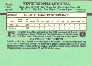 Kevin Mitchell  baseball card collectible - Main Image 2