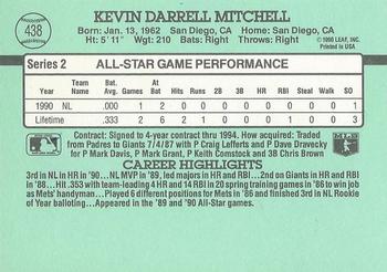 Kevin Mitchell  baseball card collectible - Main Image 2