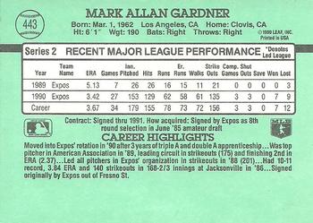 Mark Gardner  baseball card collectible - Main Image 2