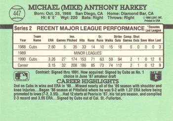 Mike Harkey  baseball card collectible - Main Image 2