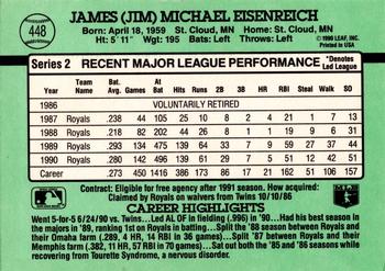 Jim Eisenreich  baseball card collectible - Main Image 2
