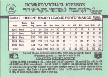 Howard Johnson  baseball card collectible - Main Image 2