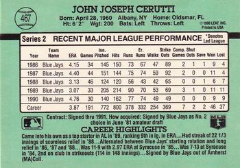 John Cerutti  baseball card collectible - Main Image 2
