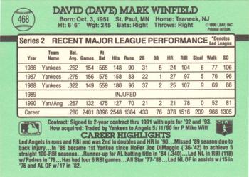 Dave Winfield  baseball card collectible - Main Image 2