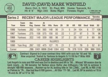 Dave Winfield  baseball card collectible - Main Image 2