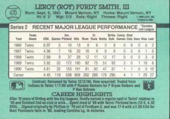 Roy Smith  baseball card collectible - Main Image 2