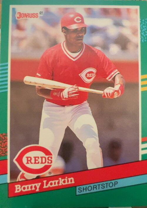 Barry Larkin  baseball card collectible - Main Image 3