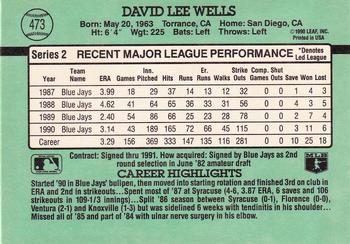 David Wells  baseball card collectible - Main Image 2