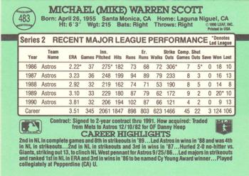 Mike Scott  baseball card collectible - Main Image 2