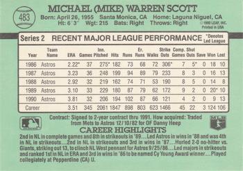 Mike Scott  baseball card collectible - Main Image 2