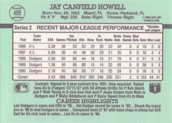 Jay Howell  baseball card collectible - Main Image 2