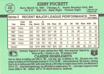 Kirby Puckett  baseball card collectible - Main Image 2