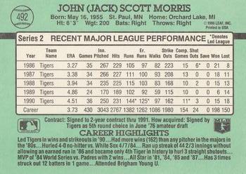 Jack Morris  baseball card collectible - Main Image 2