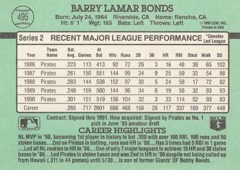 Barry Bonds  baseball card collectible - Main Image 2