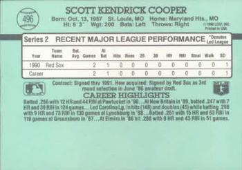 Scott Cooper  baseball card collectible - Main Image 2