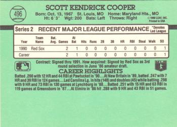 Scott Cooper  baseball card collectible - Main Image 2