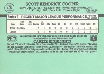 Scott Cooper  baseball card collectible - Main Image 2