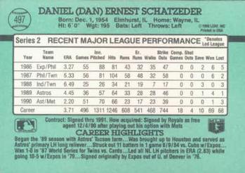 Dan Schatzeder  baseball card collectible - Main Image 2