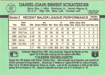 Dan Schatzeder  baseball card collectible - Main Image 2