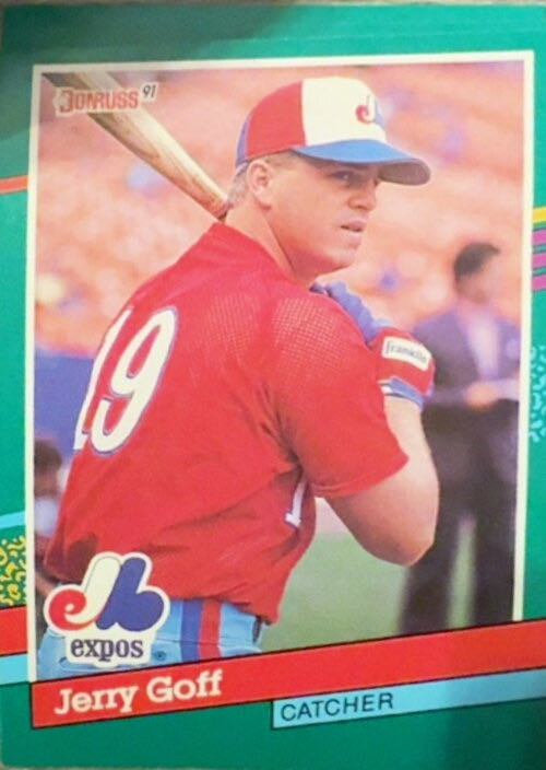 Jerry Goff  baseball card collectible - Main Image 3