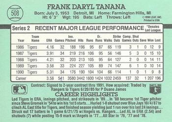 Frank Tanana  baseball card collectible - Main Image 2