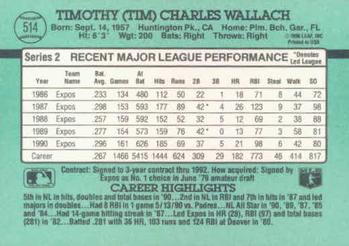 Tim Wallach  baseball card collectible - Main Image 2