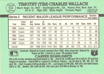Tim Wallach  baseball card collectible - Main Image 2