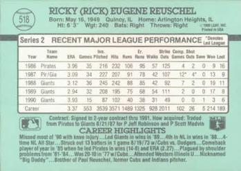 Rick Reuschel  baseball card collectible - Main Image 2