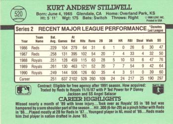 Kurt Stillwell  baseball card collectible - Main Image 2