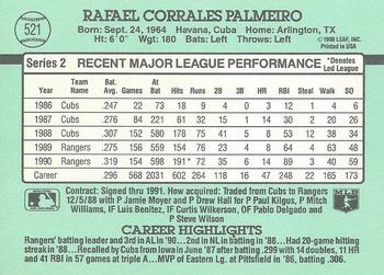 Rafael Palmeiro  baseball card collectible - Main Image 2
