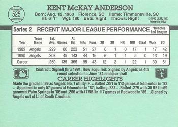 Kent Anderson  baseball card collectible - Main Image 2