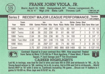 Frank Viola  baseball card collectible - Main Image 2