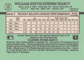 Steve Searcy  baseball card collectible - Main Image 2