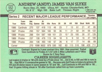 Andy Van Slyke  baseball card collectible - Main Image 2