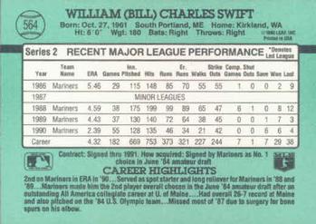 Bill Swift  baseball card collectible - Main Image 2