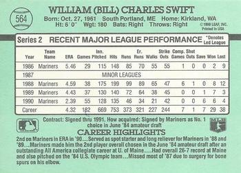 Bill Swift  baseball card collectible - Main Image 2