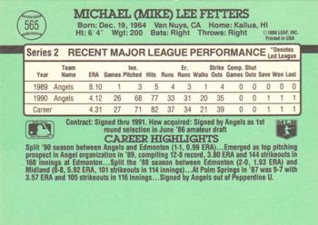 Mike Fetters  baseball card collectible - Main Image 2
