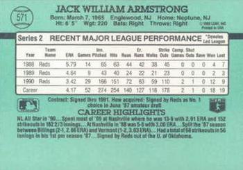 Jack Armstrong  baseball card collectible - Main Image 2