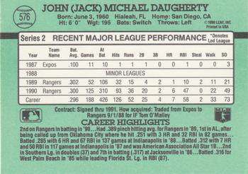 Jack Daugherty  baseball card collectible - Main Image 2