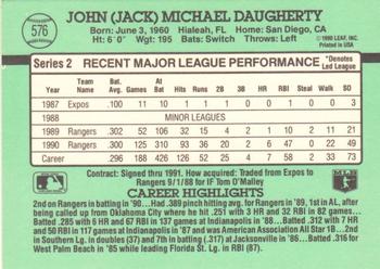 Jack Daugherty  baseball card collectible - Main Image 2