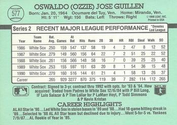 Ozzie Guillen  baseball card collectible - Main Image 2