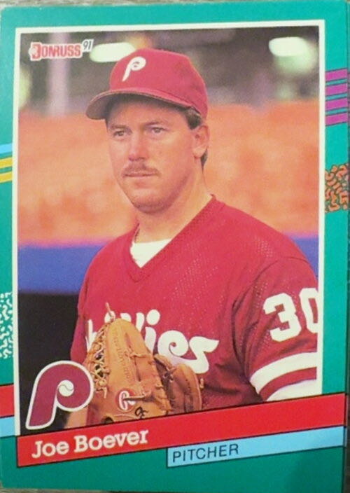 Joe Boever  baseball card collectible - Main Image 3