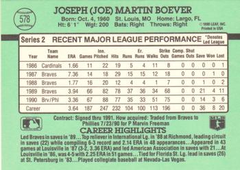 Joe Boever  baseball card collectible - Main Image 2