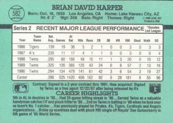 Brian Harper  baseball card collectible - Main Image 2