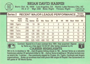 Brian Harper  baseball card collectible - Main Image 2